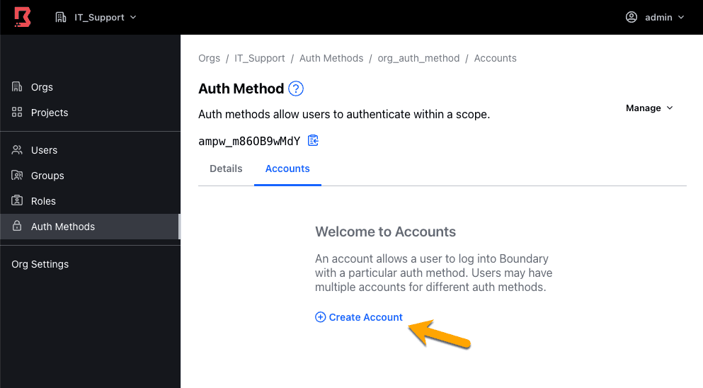 Auth Method